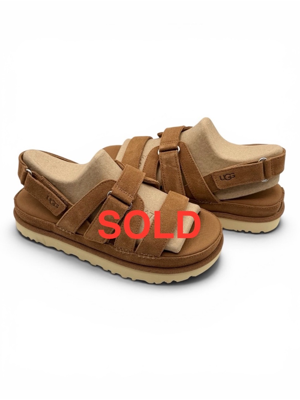 UGG Goldenstar Slingback Women's Chestnut Sandal's US Size 9 NWT